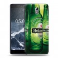 Дизайнерский силиконовый чехол для Nokia 3.1 Heineken