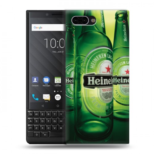 Дизайнерский пластиковый чехол для BlackBerry KEY2 Heineken