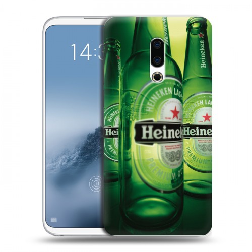 Дизайнерский силиконовый чехол для Meizu 16th Plus Heineken