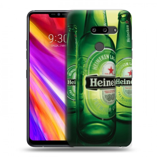 Дизайнерский пластиковый чехол для LG G8 ThinQ Heineken