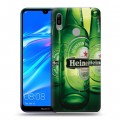 Дизайнерский пластиковый чехол для Huawei Y6 (2019) Heineken