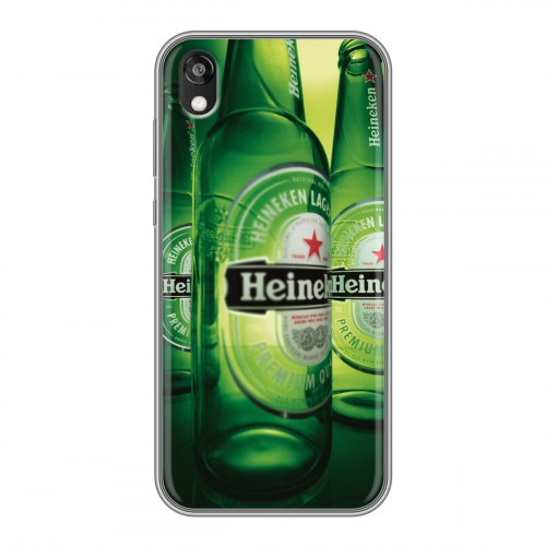 Дизайнерский силиконовый с усиленными углами чехол для Huawei Honor 8s Heineken