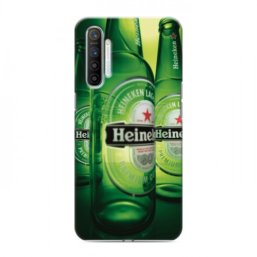 Дизайнерский силиконовый с усиленными углами чехол для Realme XT Heineken