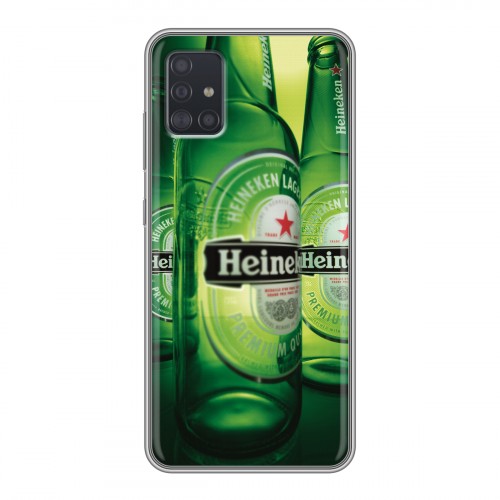 Дизайнерский силиконовый чехол для Samsung Galaxy A51 Heineken