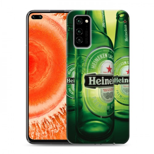 Дизайнерский силиконовый чехол для Huawei Honor View 30 Pro Heineken