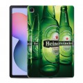 Дизайнерский силиконовый чехол для Samsung Galaxy Tab S6 Lite Heineken