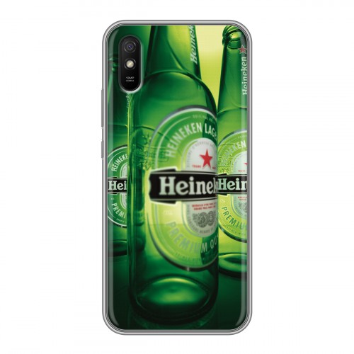 Дизайнерский силиконовый чехол для Xiaomi RedMi 9A Heineken