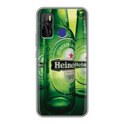 Дизайнерский силиконовый чехол для Tecno Camon 15 Heineken