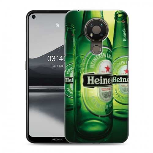 Дизайнерский силиконовый чехол для Nokia 3.4 Heineken