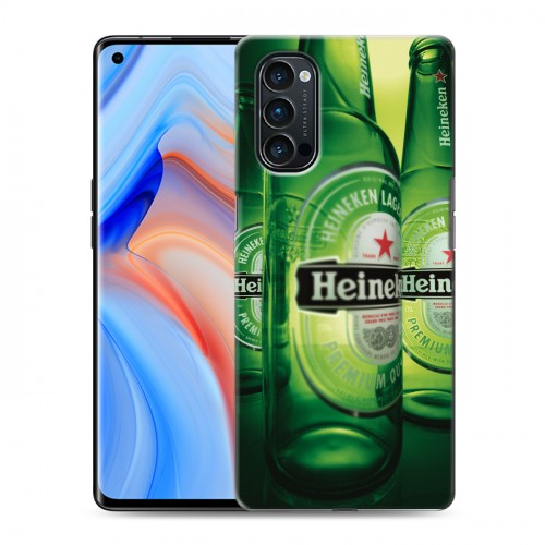 Дизайнерский пластиковый чехол для OPPO Reno4 Pro Heineken