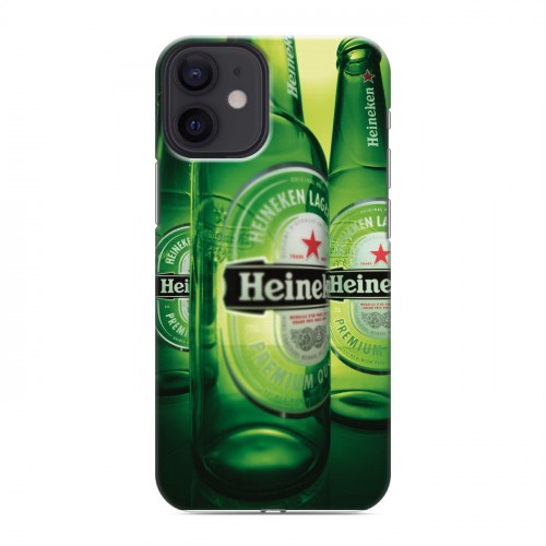 Дизайнерский пластиковый чехол для Iphone 12 Mini Heineken