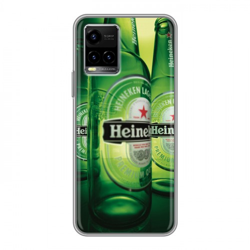 Дизайнерский силиконовый чехол для Vivo Y33s Heineken