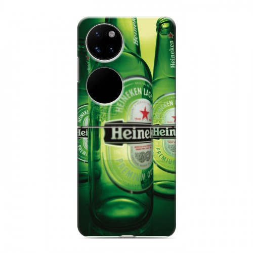 Дизайнерский пластиковый чехол для Huawei P50 Pocket Heineken