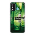 Дизайнерский силиконовый чехол для Itel A27 Heineken