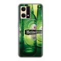 Дизайнерский силиконовый с усиленными углами чехол для OPPO Reno7 Heineken