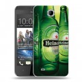 Дизайнерский пластиковый чехол для HTC Desire 300 Heineken