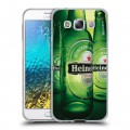 Дизайнерский пластиковый чехол для Samsung Galaxy E5 Heineken