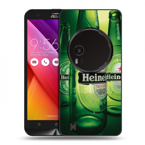 Дизайнерский силиконовый чехол для Asus Zenfone Zoom Heineken