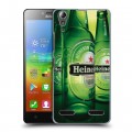 Дизайнерский пластиковый чехол для Lenovo A6000 Heineken