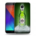 Дизайнерский пластиковый чехол для Meizu MX5 Heineken