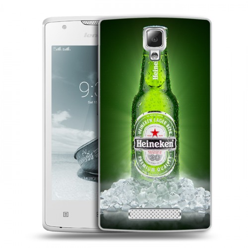 Дизайнерский пластиковый чехол для Lenovo A1000 Heineken