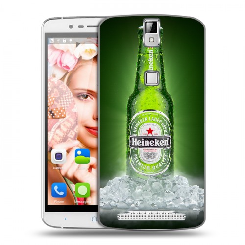 Дизайнерский пластиковый чехол для Elephone P8000 Heineken