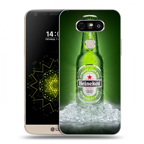Дизайнерский пластиковый чехол для LG G5 Heineken