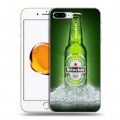 Дизайнерский пластиковый чехол для Iphone 7 Plus / 8 Plus Heineken