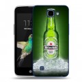 Дизайнерский пластиковый чехол для LG K4 Heineken