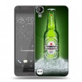 Дизайнерский пластиковый чехол для HTC Desire 530 Heineken