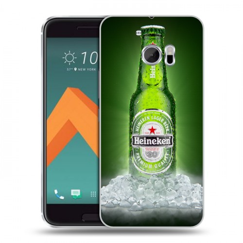 Дизайнерский пластиковый чехол для HTC 10 Heineken