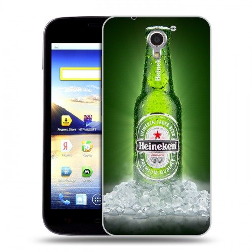 Дизайнерский пластиковый чехол для ZTE Blade A510 Heineken