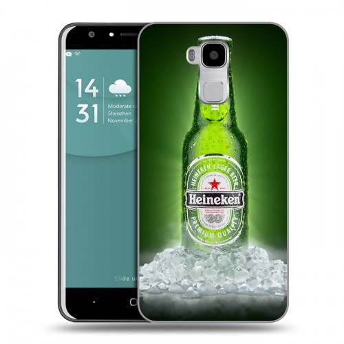 Дизайнерский пластиковый чехол для Doogee Y6 Heineken