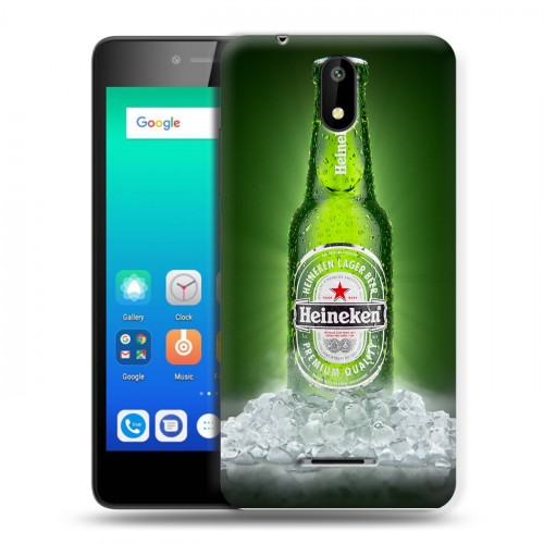 Дизайнерский силиконовый чехол для Micromax Q409 Heineken