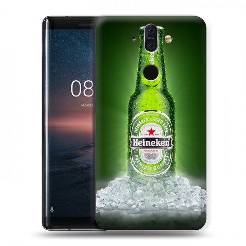 Дизайнерский пластиковый чехол для Nokia 8 Sirocco Heineken