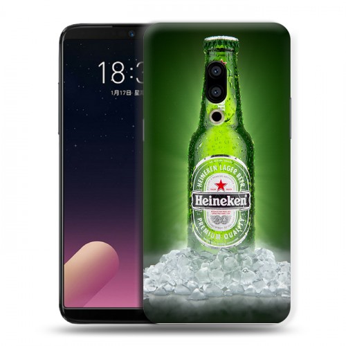 Дизайнерский пластиковый чехол для Meizu 15 Plus Heineken