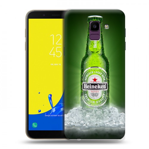 Дизайнерский пластиковый чехол для Samsung Galaxy J6 Heineken