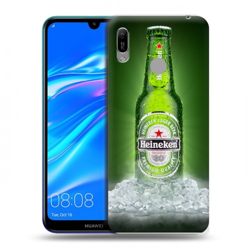 Дизайнерский пластиковый чехол для Huawei Y6 (2019) Heineken