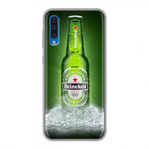 Дизайнерский силиконовый чехол для Samsung Galaxy A50 Heineken