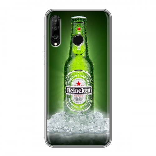 Дизайнерский силиконовый чехол для Huawei P30 Lite Heineken