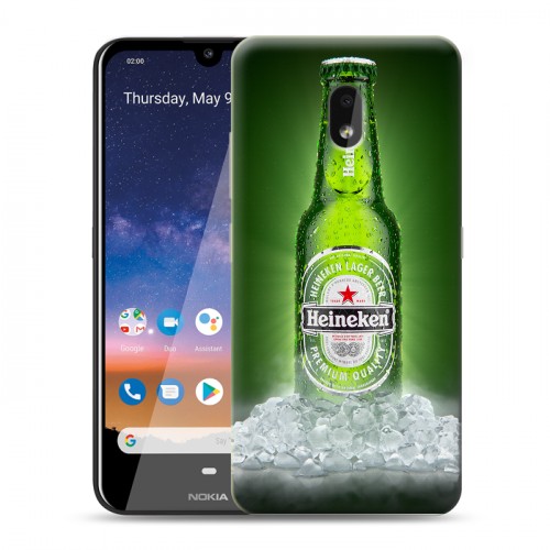 Дизайнерский пластиковый чехол для Nokia 2.2 Heineken