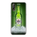 Дизайнерский силиконовый с усиленными углами чехол для Vivo V17 Neo Heineken