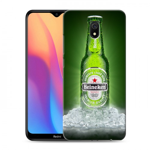 Дизайнерский силиконовый с усиленными углами чехол для Xiaomi RedMi 8A Heineken