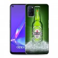 Дизайнерский пластиковый чехол для OPPO A52 Heineken