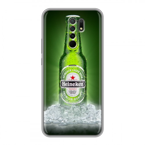 Дизайнерский силиконовый чехол для Xiaomi RedMi 9 Heineken