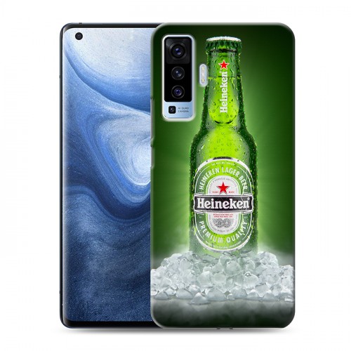 Дизайнерский пластиковый чехол для Vivo X50 Heineken