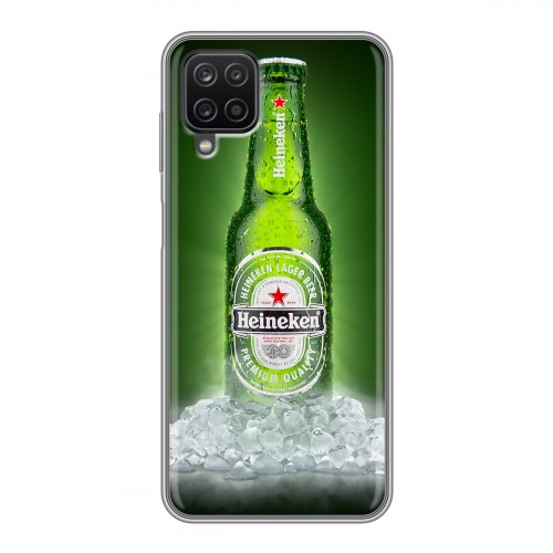 Дизайнерский силиконовый чехол для Samsung Galaxy A12 Heineken