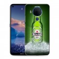 Дизайнерский силиконовый чехол для Nokia 5.4 Heineken