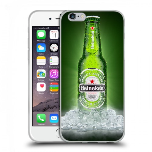 Дизайнерский пластиковый чехол для Iphone 6/6s Heineken