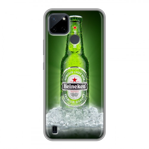 Дизайнерский силиконовый чехол для Realme C21Y Heineken